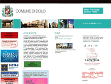 Tablet Screenshot of comune.dolo.ve.it